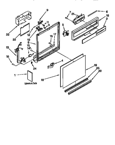 Frame and console