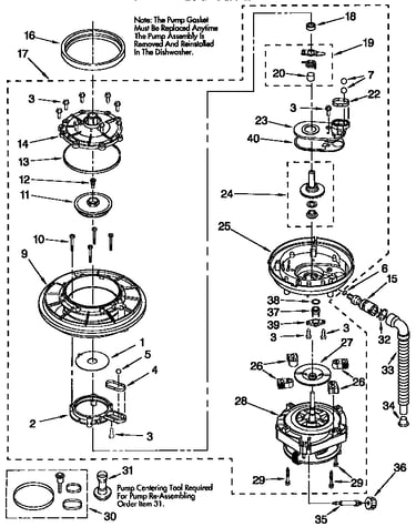 Pump and motor