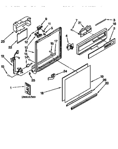 Frame and console