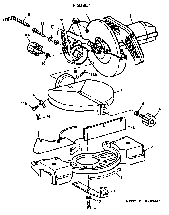 Table and fence parts