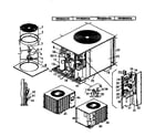 Coleman Evcon FRHS0421CA unit parts diagram
