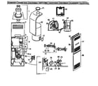 Coleman Evcon DGAT095ADC functional replacement parts diagram
