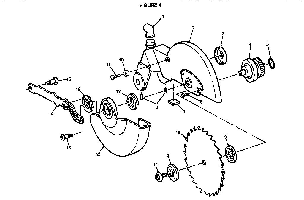 Blade and blade guard assembly