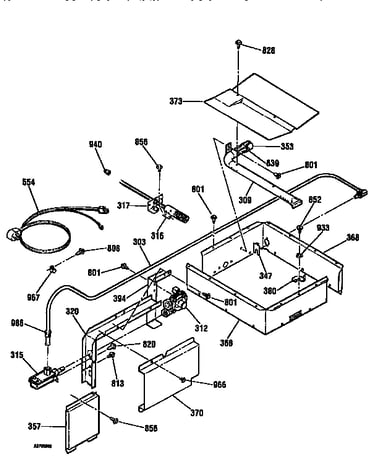 Burner section