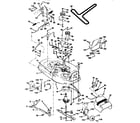 Craftsman 917256553 mower deck diagram