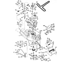Craftsman 917256582 mower deck diagram
