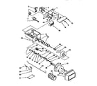 Kenmore 1069555720 motor and ice container diagram