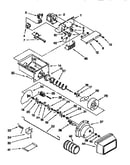 Motor and ice container