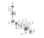 Kenmore 11092582800 motor and pump diagram