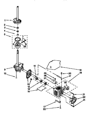 Motor and pump