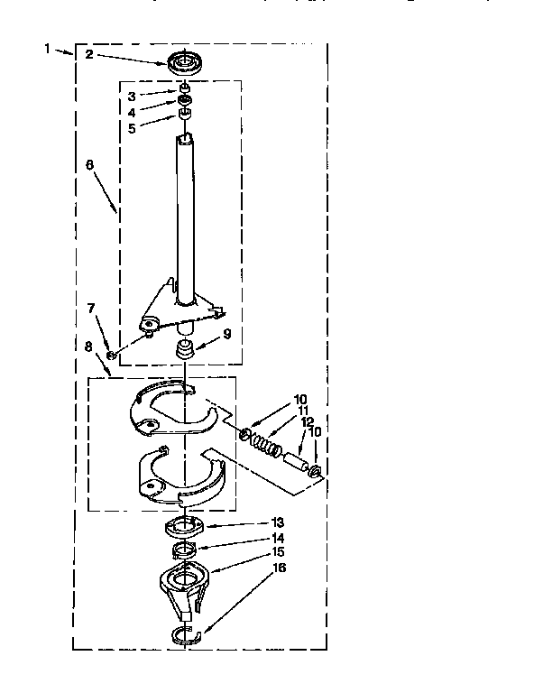 BRAKE AND DRIVE TUBE