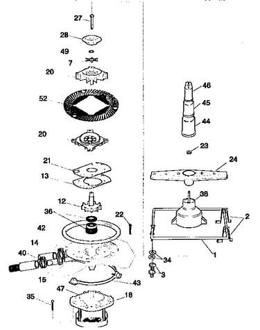 Motor, heater, and spray arm details