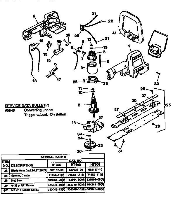 Replacement parts