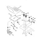 Craftsman 917256660 seat assembly diagram
