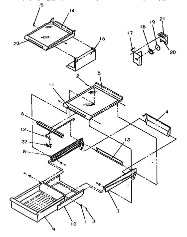 Cabinet shelving