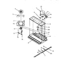 Amana TR21S4L-P1196102WL compressor compartment diagram