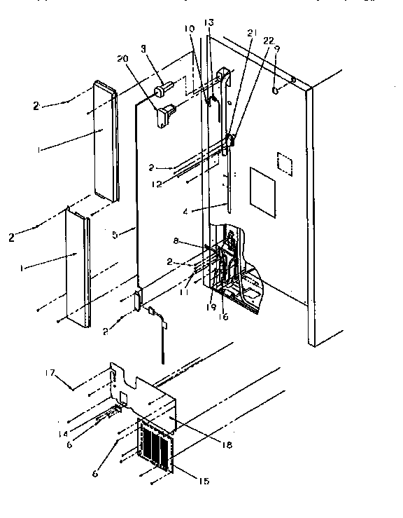 Cabinet back
