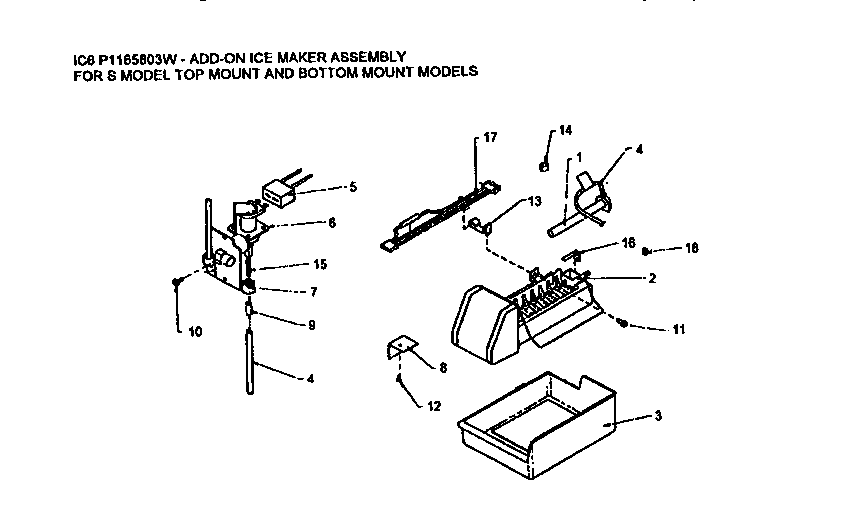 ICEMAKER IC6 P1165803W