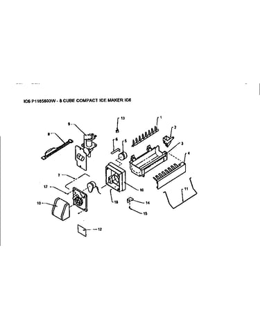 Compact ice maker ic6