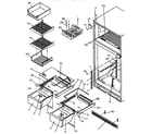Amana TR21S4W-P1196102WW cabinet shelving diagram