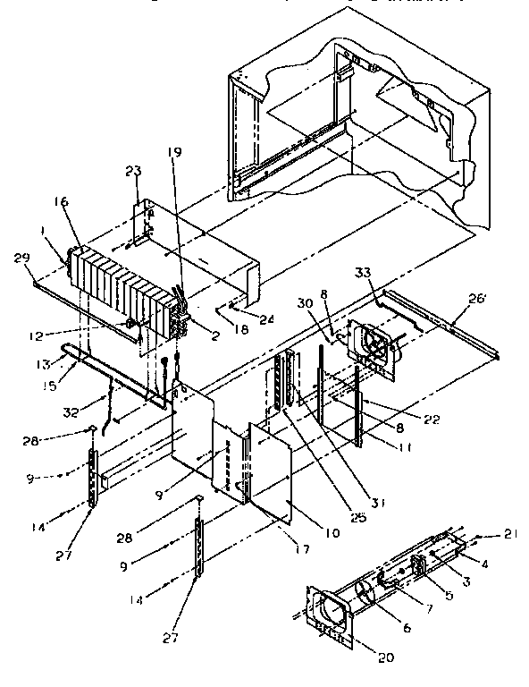 Evaporator area