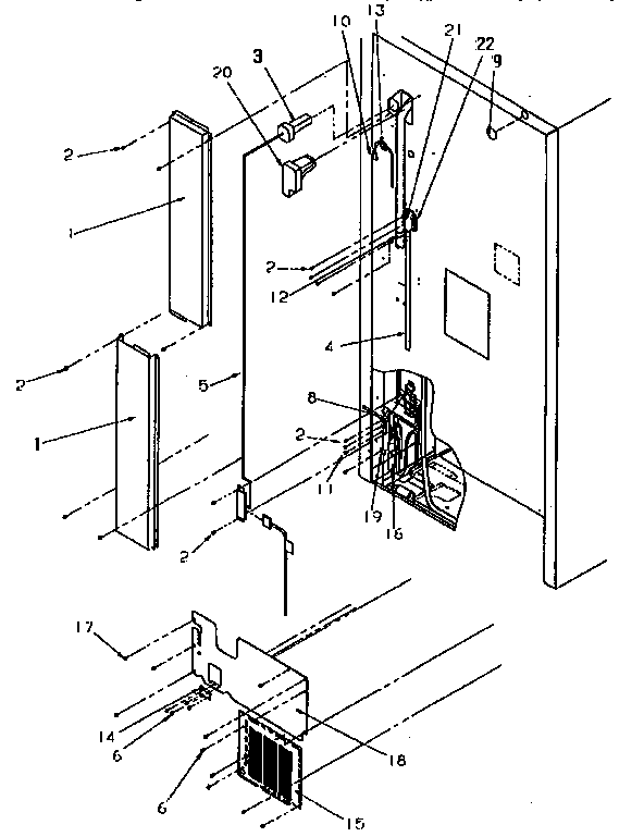 Cabinet back
