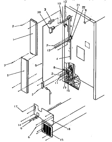 Cabinet back