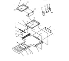 Amana TR21S4E-P1196103WE cabinet shelving diagram