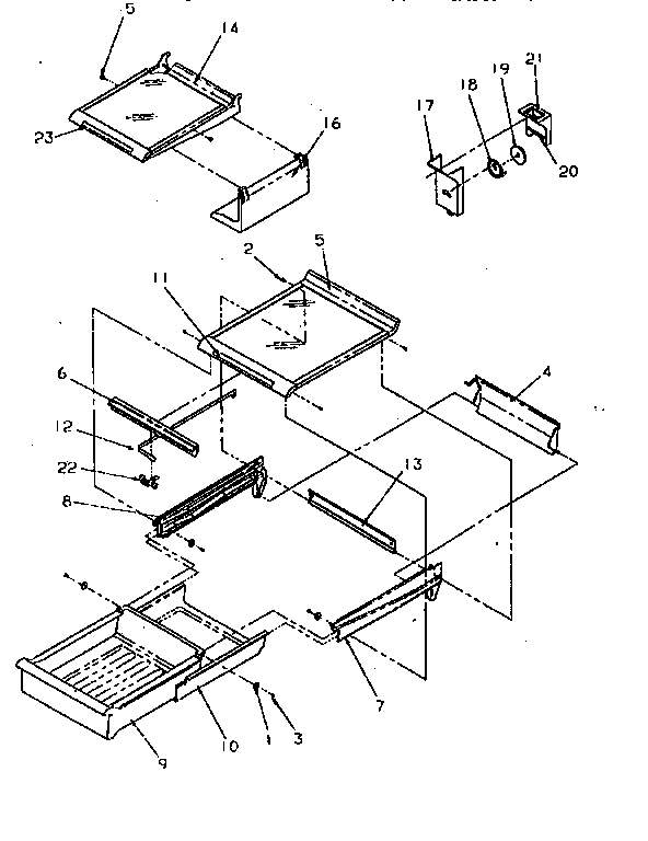 Cabinet shelving