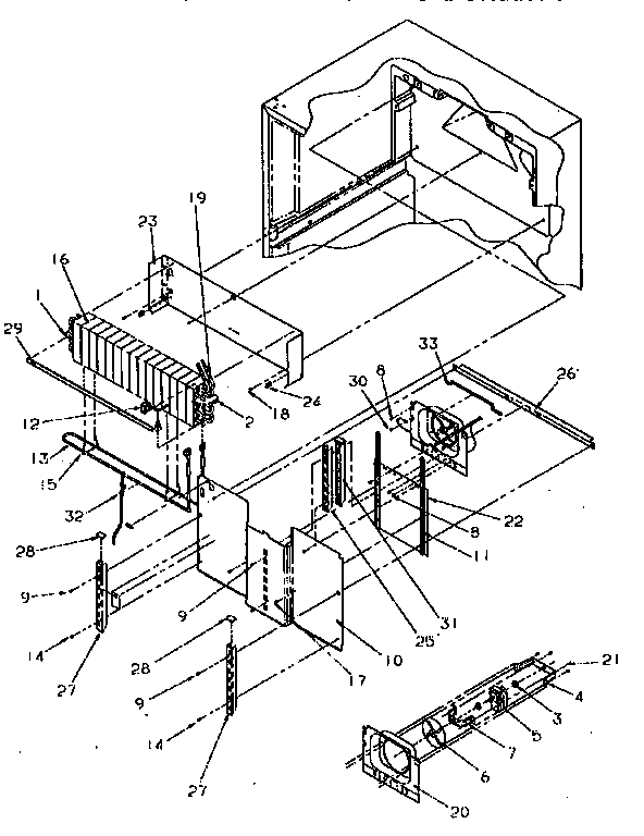 Evaporator area