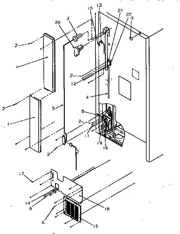 Cabinet back
