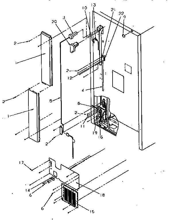 Cabinet back