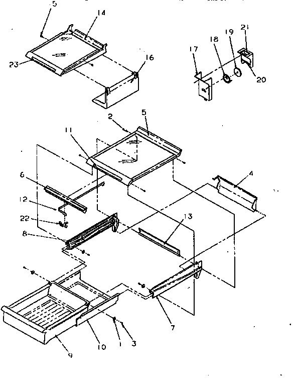 Cabinet shelving