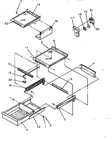 Cabinet shelving