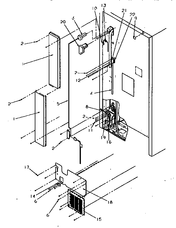 Cabinet back