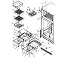Amana TR21S4E-1196104WE cabinet shelving diagram