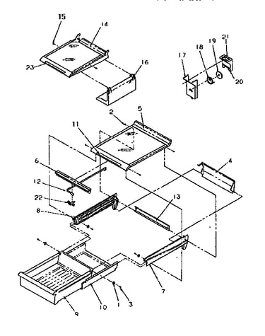 Cabinet shelving