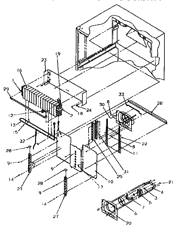 Evaporator area