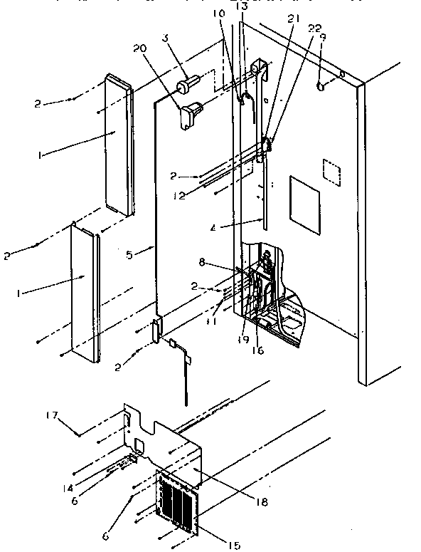 Cabinet back