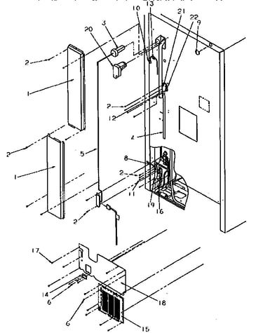 Cabinet back