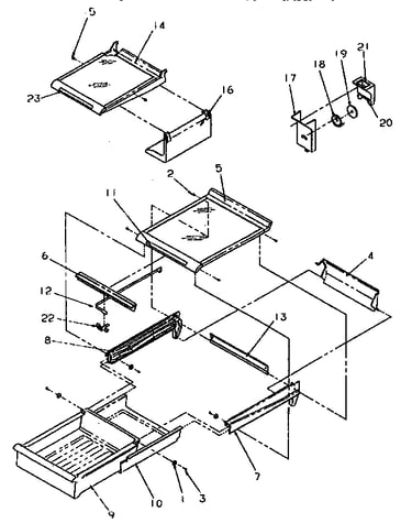 Cabinet shelving