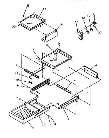 Cabinet shelving