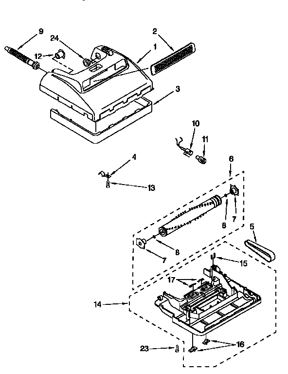 Nozzle and motor