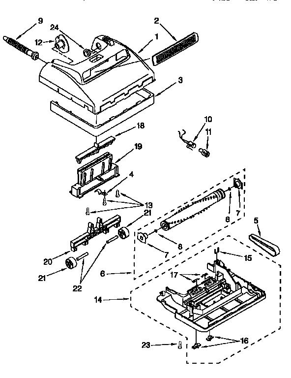 Nozzle and motor
