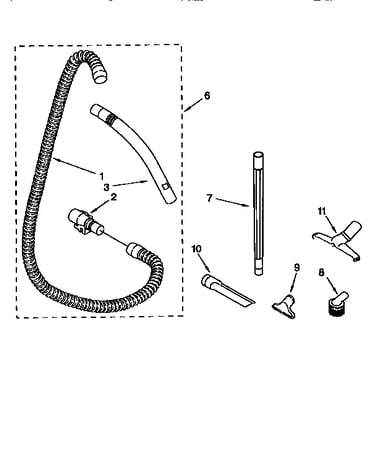 Hose and attachment