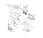 Craftsman 917256460 seat assembly diagram