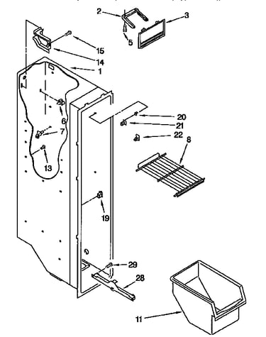 Freezer liner