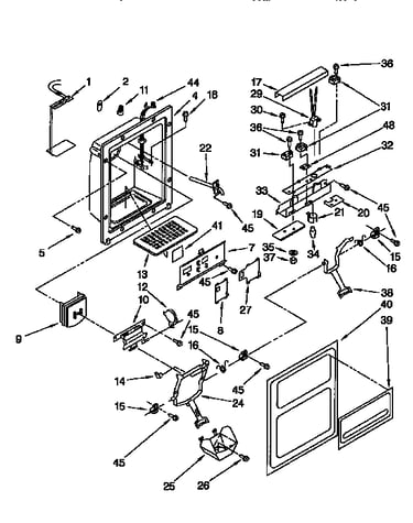 Dispenser front
