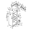 Kenmore 2539639092 cabinet parts diagram