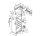 Kenmore 2539639082 cabinet parts diagram